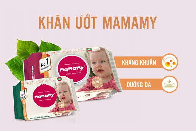 Khăn ướt cho trẻ sơ sinh.