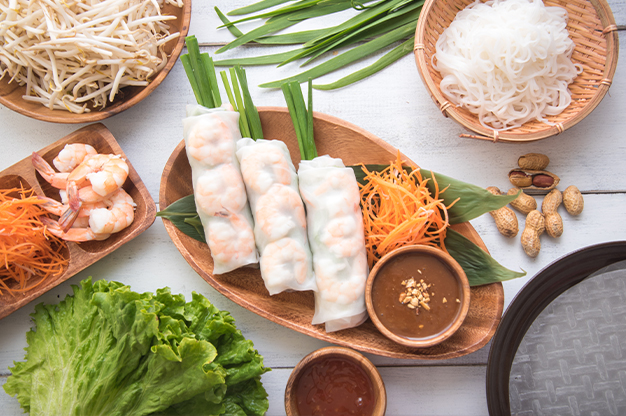 Gỏi cuốn là một món ăn nổi tiếng của ẩm thực Việt