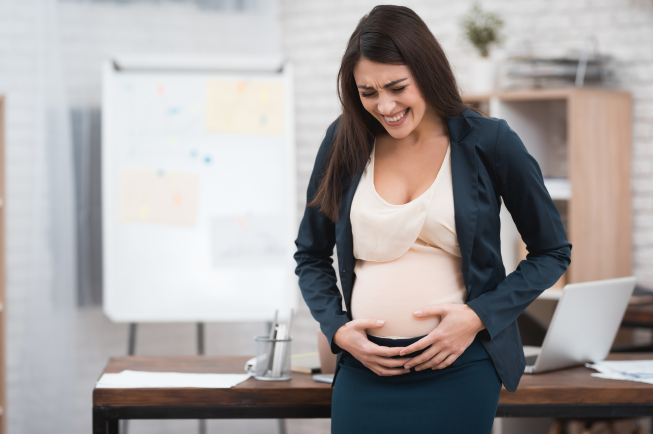 Mẹ bầu không có cơn co tử cung hoặc cơn co yếu