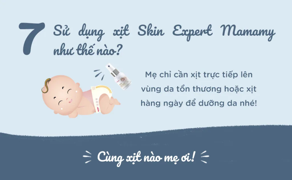 Sử dụng xịt Skin Expert Mamamy như thế nào?