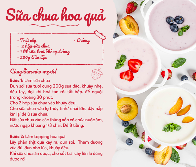 Sữa chua hoa quả