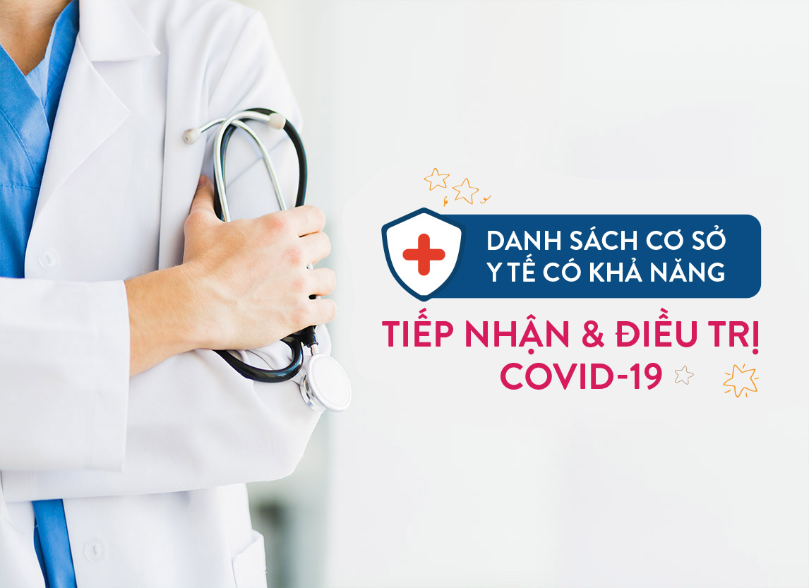 DANH SÁCH CƠ SỞ Y TẾ CÓ KHẢ NĂNG TIẾP NHẬN VÀ ĐIỀU TRỊ COVID-19