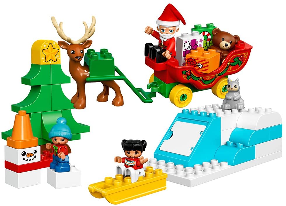 Lego Double: Santa's holiday 10837 - Đồ chơi Lego cho bé 2 tuổi 