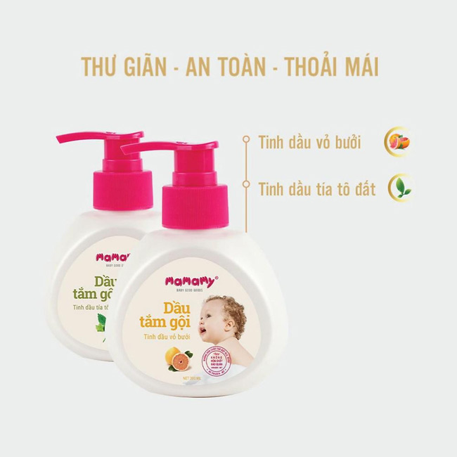 Nên sử dụng các sản phẩm tắm gội, chăm sóc da cho bé có nguồn gốc từ thiên nhiên, lành tính từ các thương hiệu uy tín