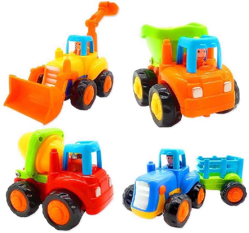 Bộ xe đồ chơi ma sát của Wideland cho bé 2 tuổi