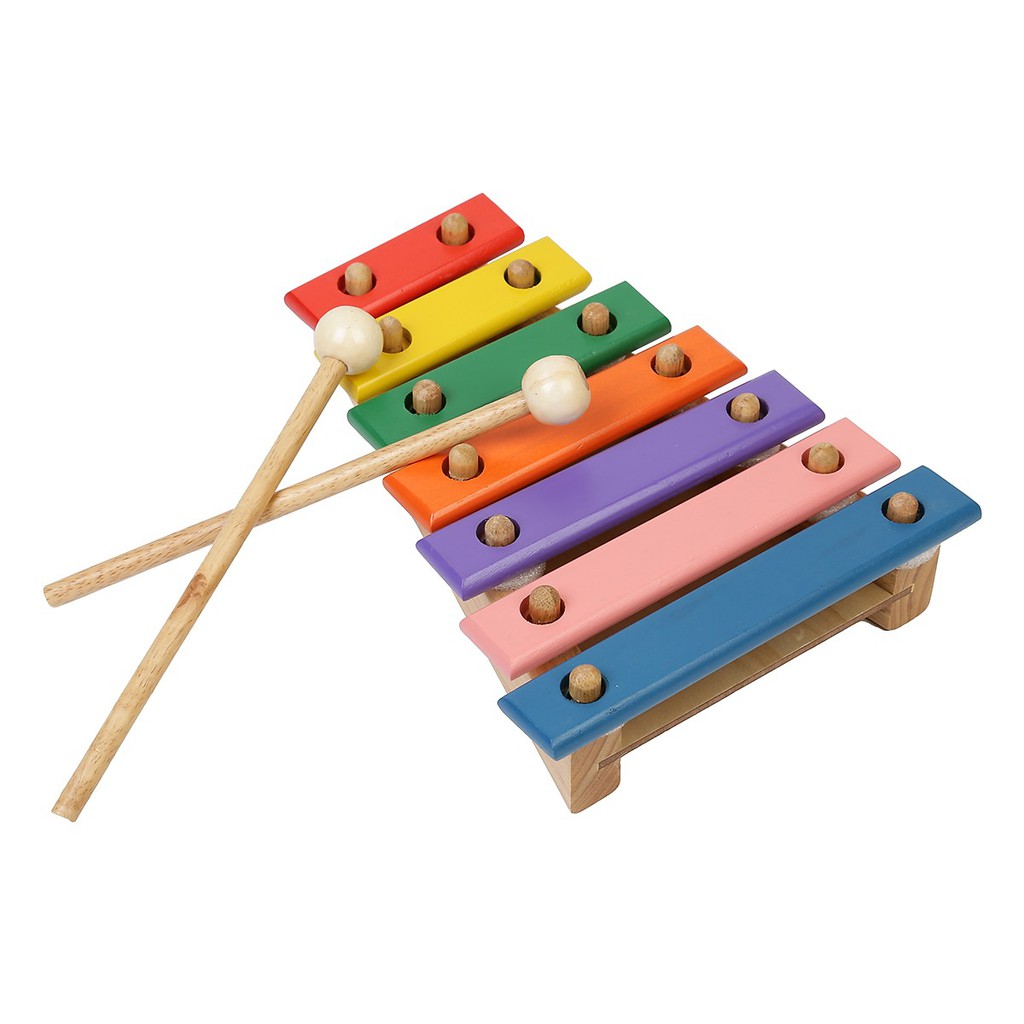 Đồ chơi gỗ mô hình đàn hỗ trợ bé phát triển khả năng nhận biết âm thanh