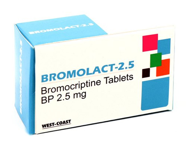Thuốc Bromocriptine 2.5mg  (minh hoạ)