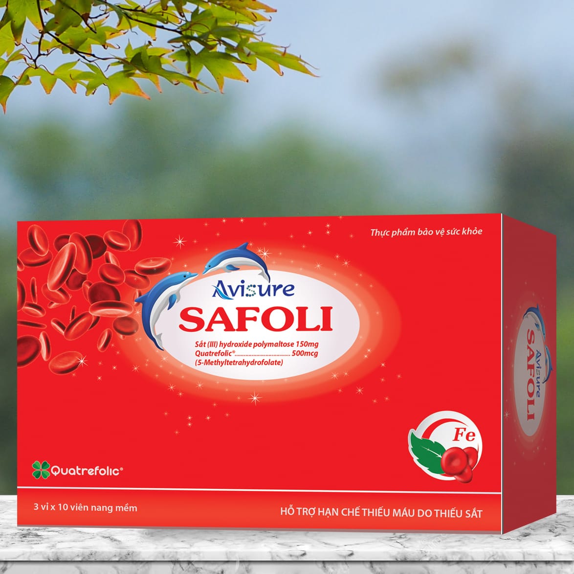 Avisure Safoli được sản xuất bởi Công ty Mega We Care, Thái Lan