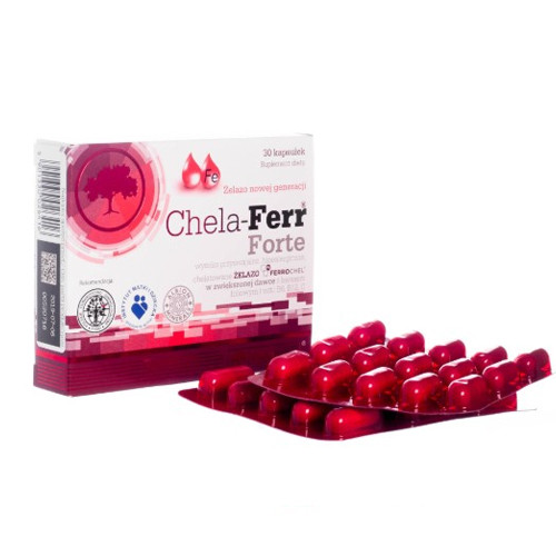 Chela Ferr Forte được sản xuất bởi Olimp Laboratories sp.Zo.o, Ba lan