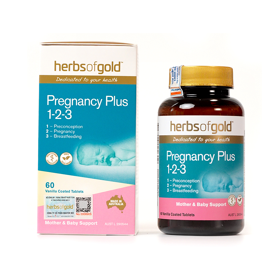 Herbs Of Gold Pregnancy Plus 1-2-3 được xuất xứ tại Úc