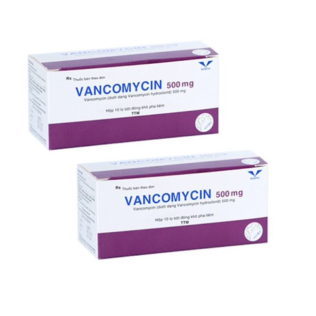 Vancomcyin  tác dụng lên hầu hết vi khuẩn và nấm 