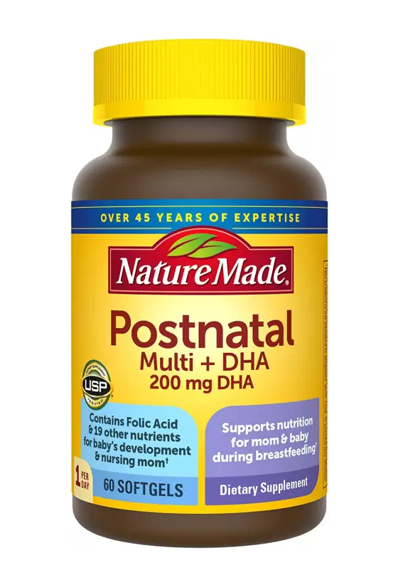 Nature Made Postnatal Multi DHA, vitamin sau sinh tốt cho mẹ và bé
