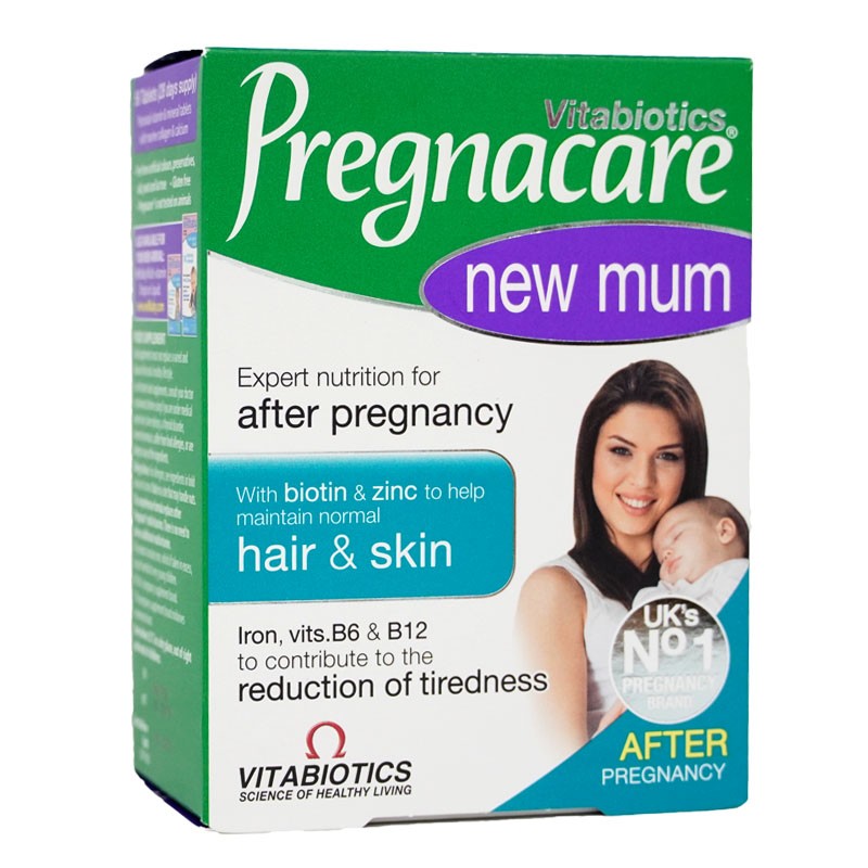 Bổ sung vitamin, khoáng chất cho phụ nữ sau sinh Pregnacare New Mum