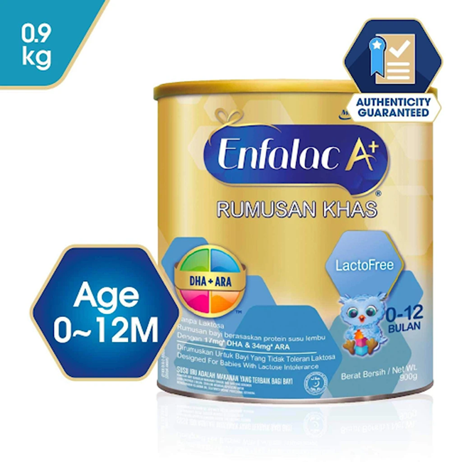Sữa Enfalac Lactose Free cho bé từ 0 đến 12 tháng 