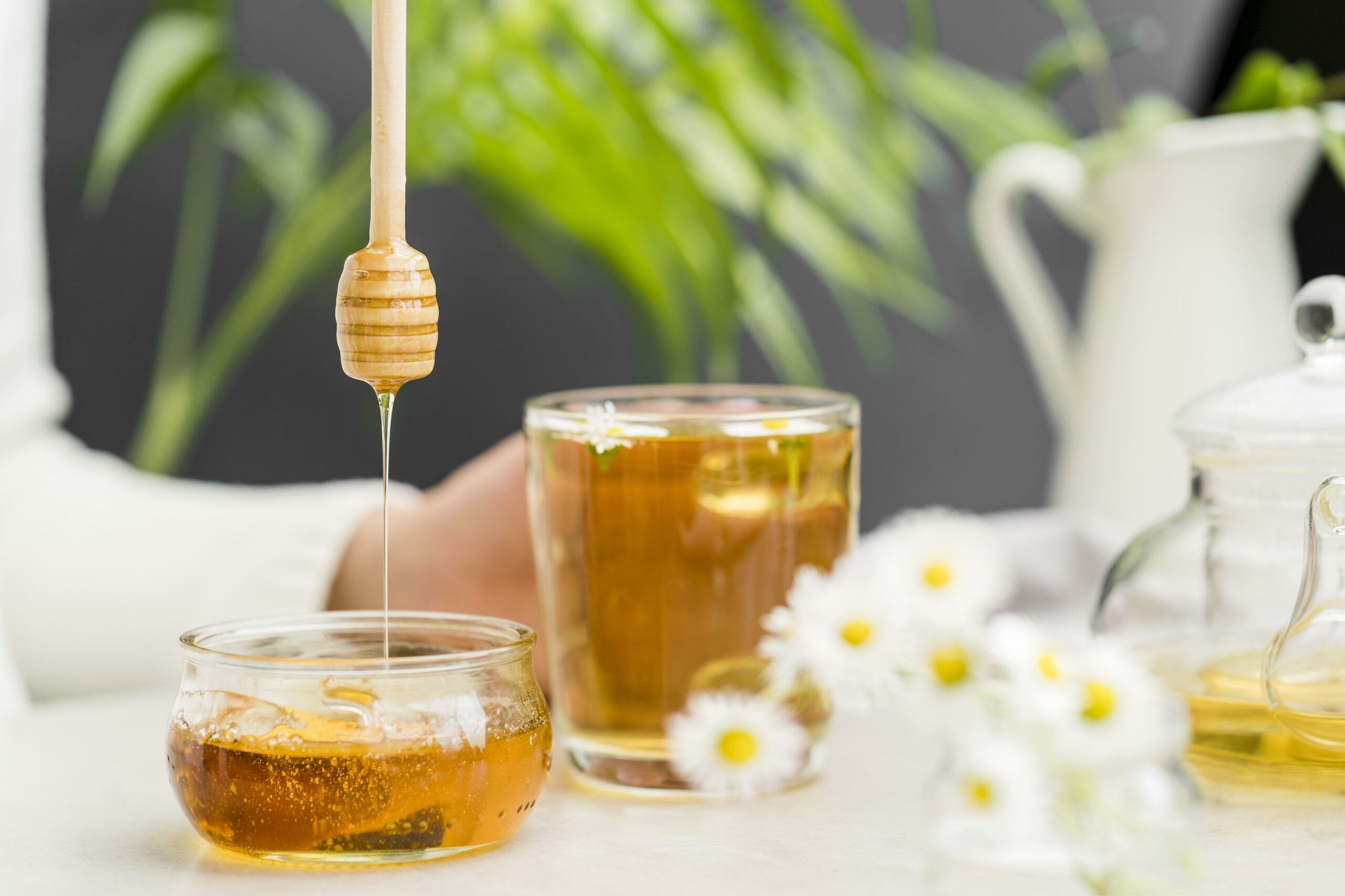 Gừng và mật ong có tác dụng làm sạch khuẩn cổ họng