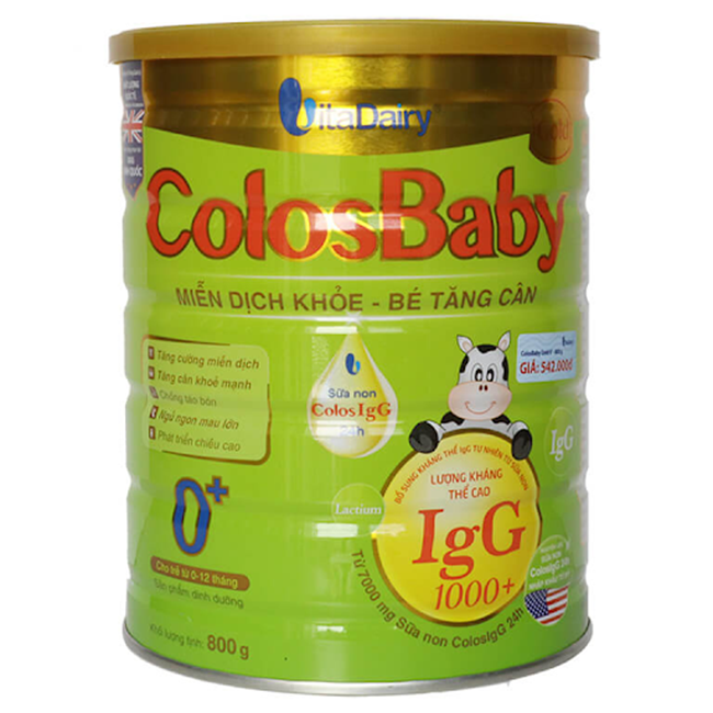 Sữa non tăng chiều cao cân nặng Colosbaby 0+ 
