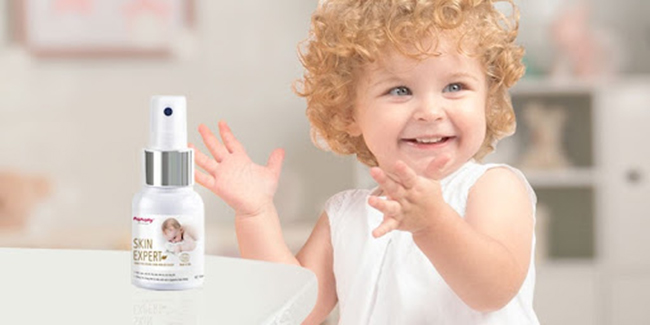Xịt viêm da Skin Expert của Mamamy - sản phẩm chuyên dụng cho trẻ sơ sinh