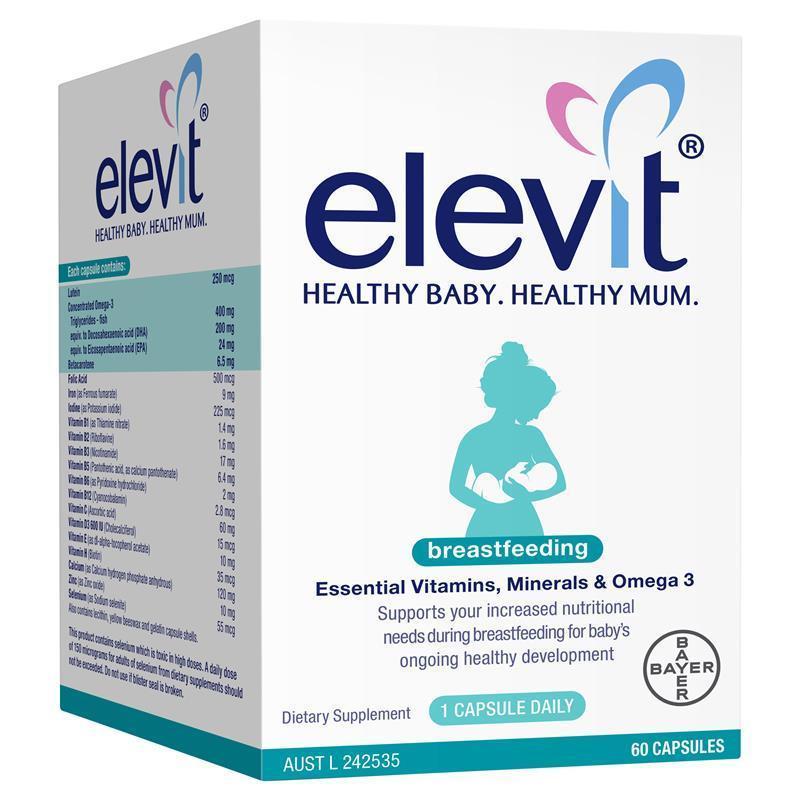 Sản phẩm Bayer Elevit Breastfeeding an toàn, lành tính cho mẹ