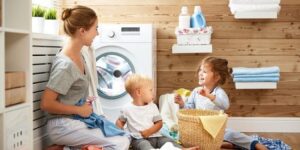 7 bước giặt quần áo cho trẻ sơ sinh bằng máy giặt cực tiện lợi