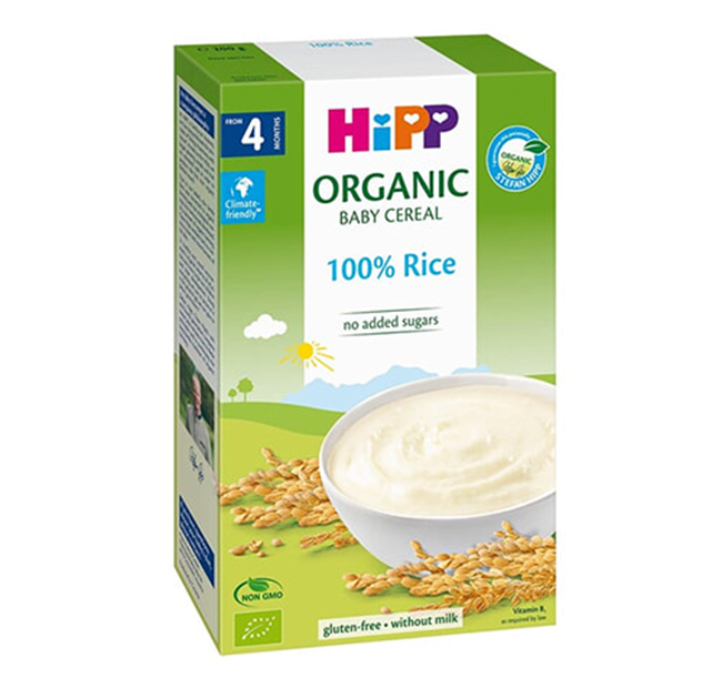 Bột ăn dặm HiPP cung cấp đầy đủ 4 nhóm chất, đảm bảo con phát triển toàn diện