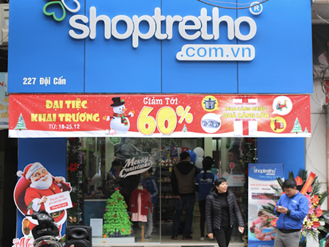 Shop Trẻ Thơ phục vụ bán hàng theo cả hai hình thức Online - Offline
