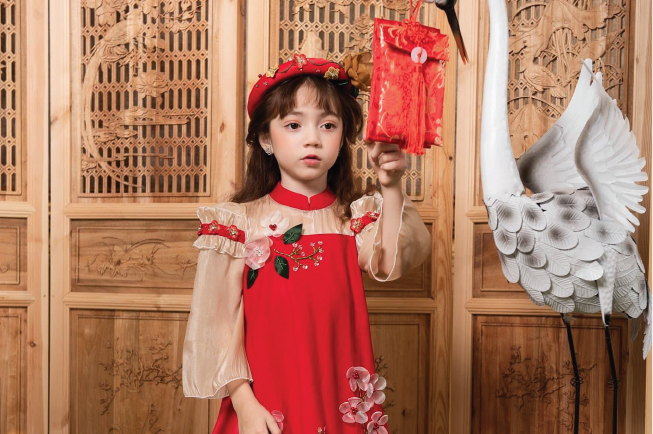 Phương Nguyễn Silk - Áo dài Tết cho trẻ em ở Hà Nội