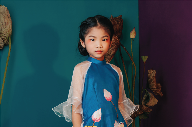 Thùy Linh - Áo dài Tết cho trẻ em ở Hà Nội