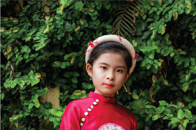 Mecua - Áo dài Tết cho trẻ em ở Hà Nội