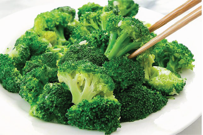 Bông cải xanh giàu chất xơ và các vitamin