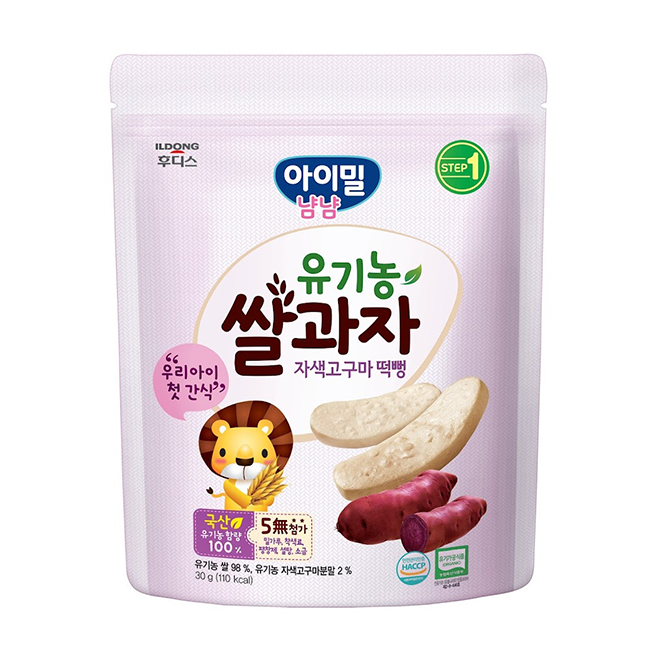 Bánh ăn dặm ILdong Hàn Quốc giàu chất dinh dưỡng cho bé
