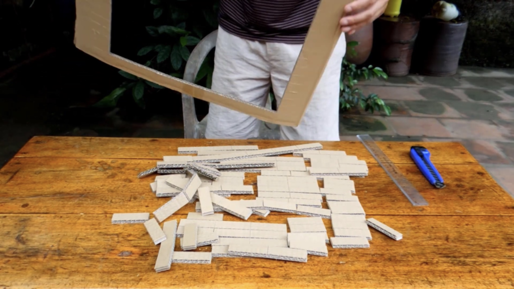 hướng dẫn cách làm đồ chơi xếp gỗ bằng bìa carton