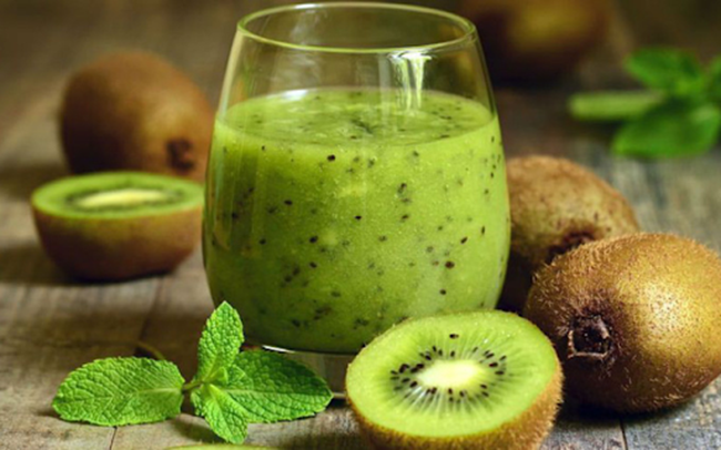 Sinh tố kiwi táo thơm ngon đầy đủ chất