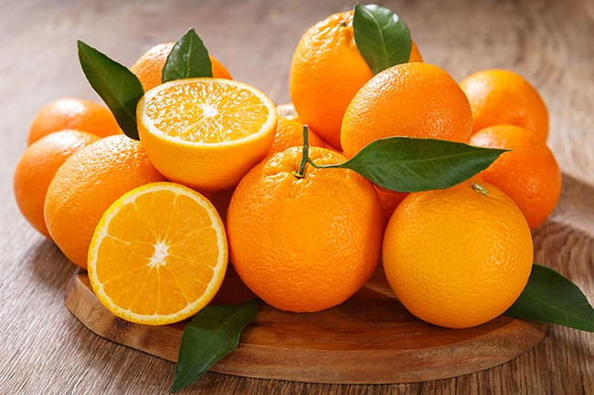 Dinh dưỡng từ trái cam cho bé ăn dặm