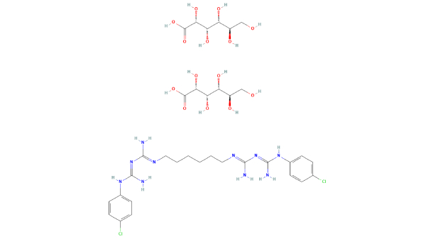 Cấu trúc hóa học của Chlorhexidine gluconate