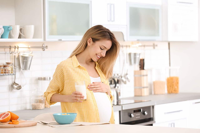 Sữa tươi tốt cho mẹ bầu và thai nhi