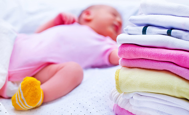 Nguyên tắc giặt quần áo cho bé sơ sinh