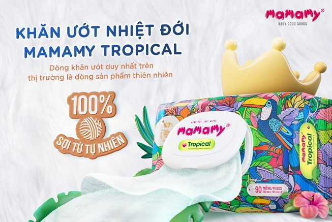 Lắng nghe chia sẻ của mẹ bầu về khăn ướt nhiệt đới Mamamy Tropical – phiên bản nâng cấp của khăn ướt Mamamy