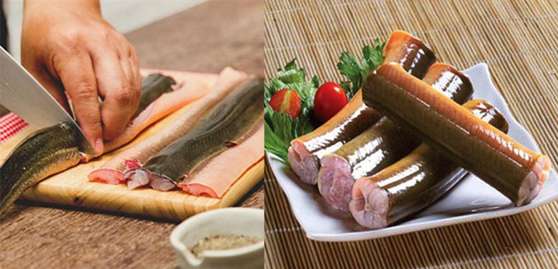 Mẹ bầu sử dụng thịt lươn tươi để chế biến những món ăn thơm ngon