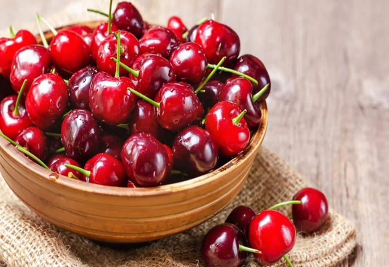 Những quả cherry chín mọng với nhiều dưỡng chất quý giá cho mẹ bầu 3 tháng đầu