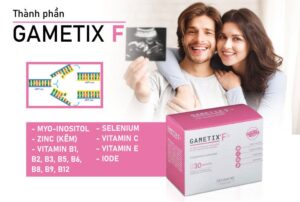 Gametix F chính hãng – Thực phẩm bổ trứng tăng hiệu quả thụ thai