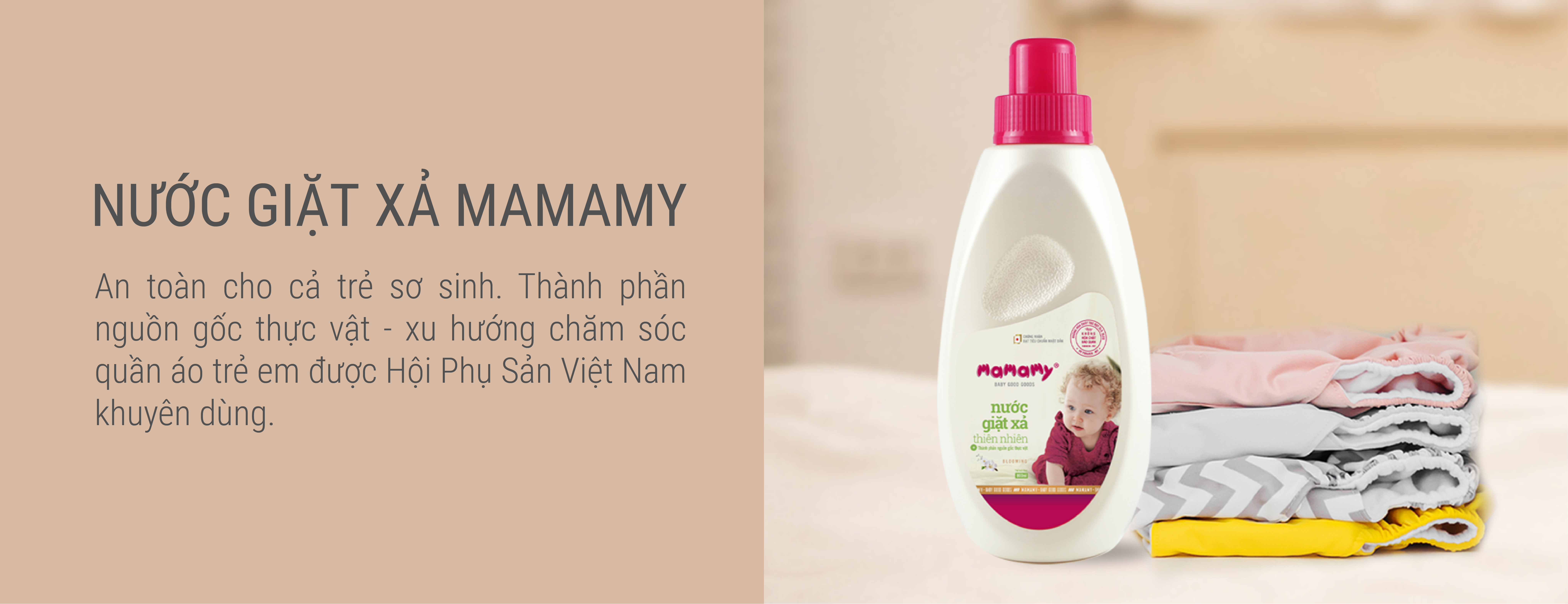 Nước giặt xả thiên nhiên Mamamy