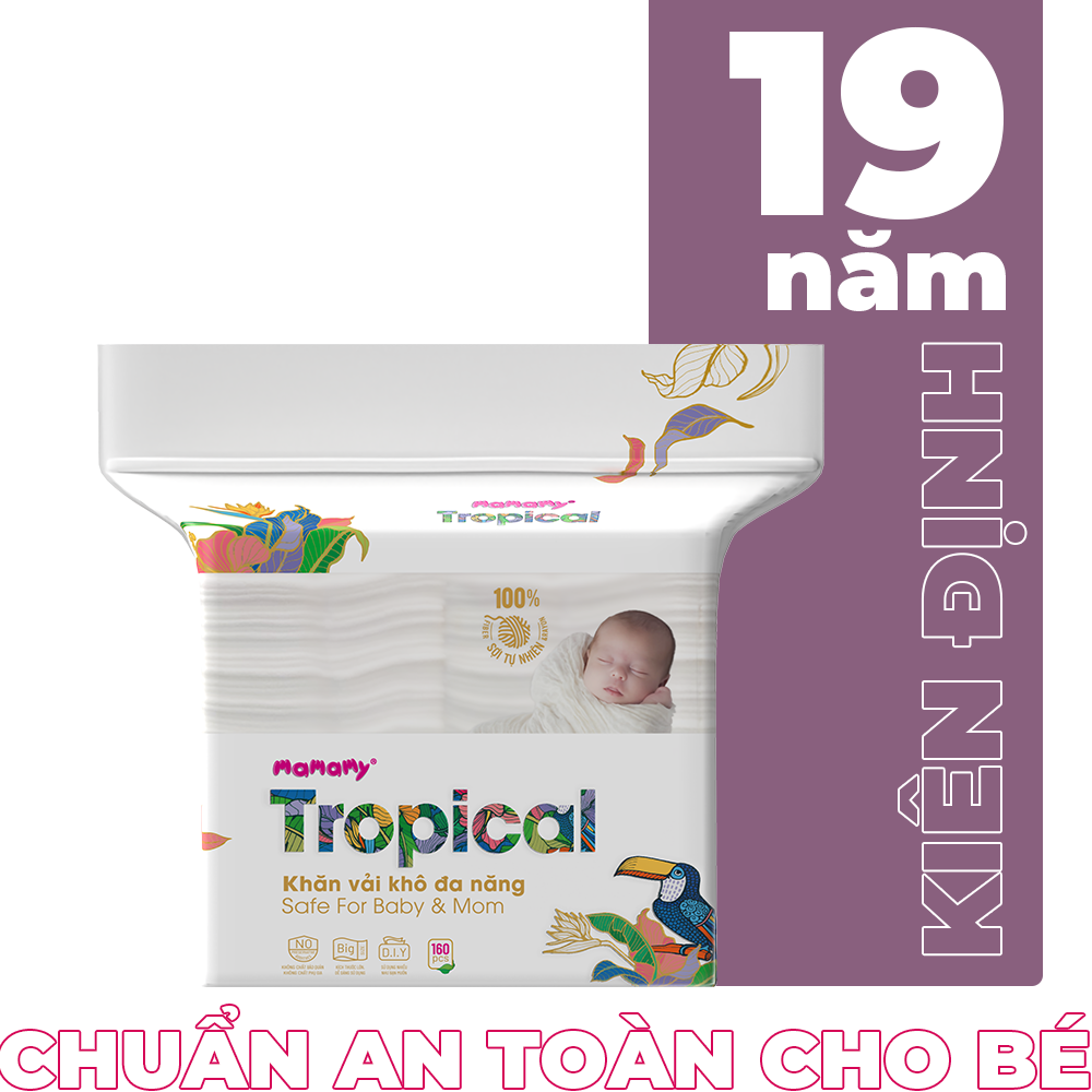Khăn khô Mamamy Tropical